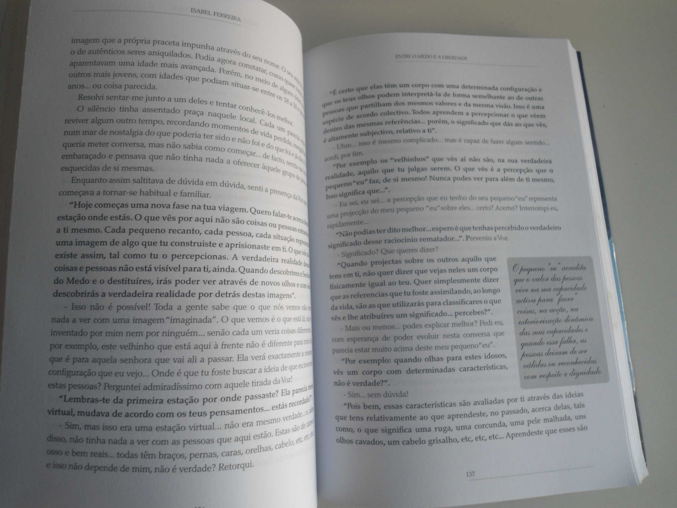 Entre o Medo e a Liberdade por Isabel Ferreira
