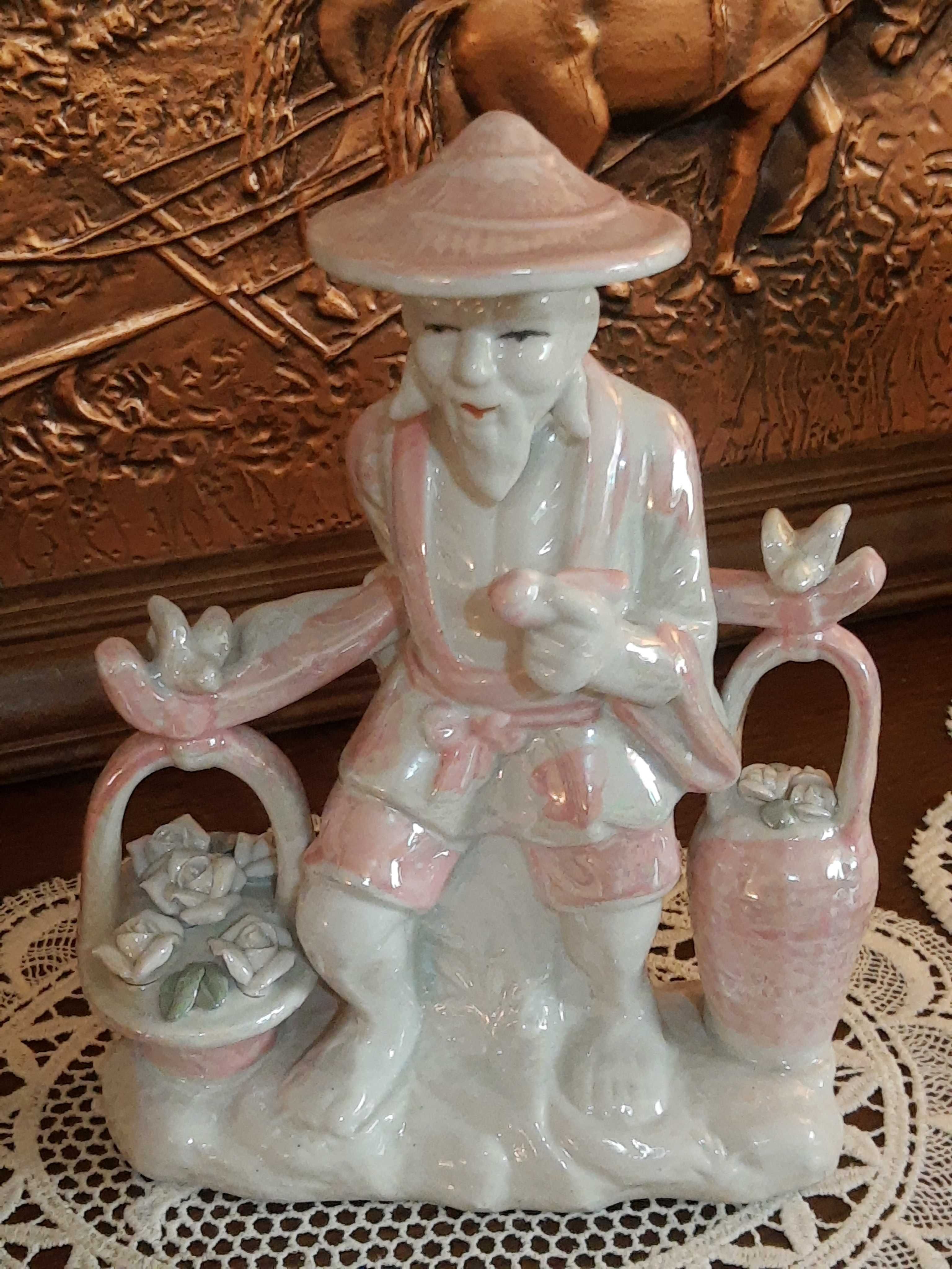 Figurka porcelana bez sygnatury mandaryn (P.3119)