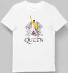 Koszulka męska queen Freddie mercury biała S