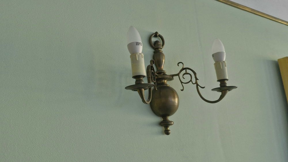 lampa metalowa stan bdb gwint e14 kinkiet