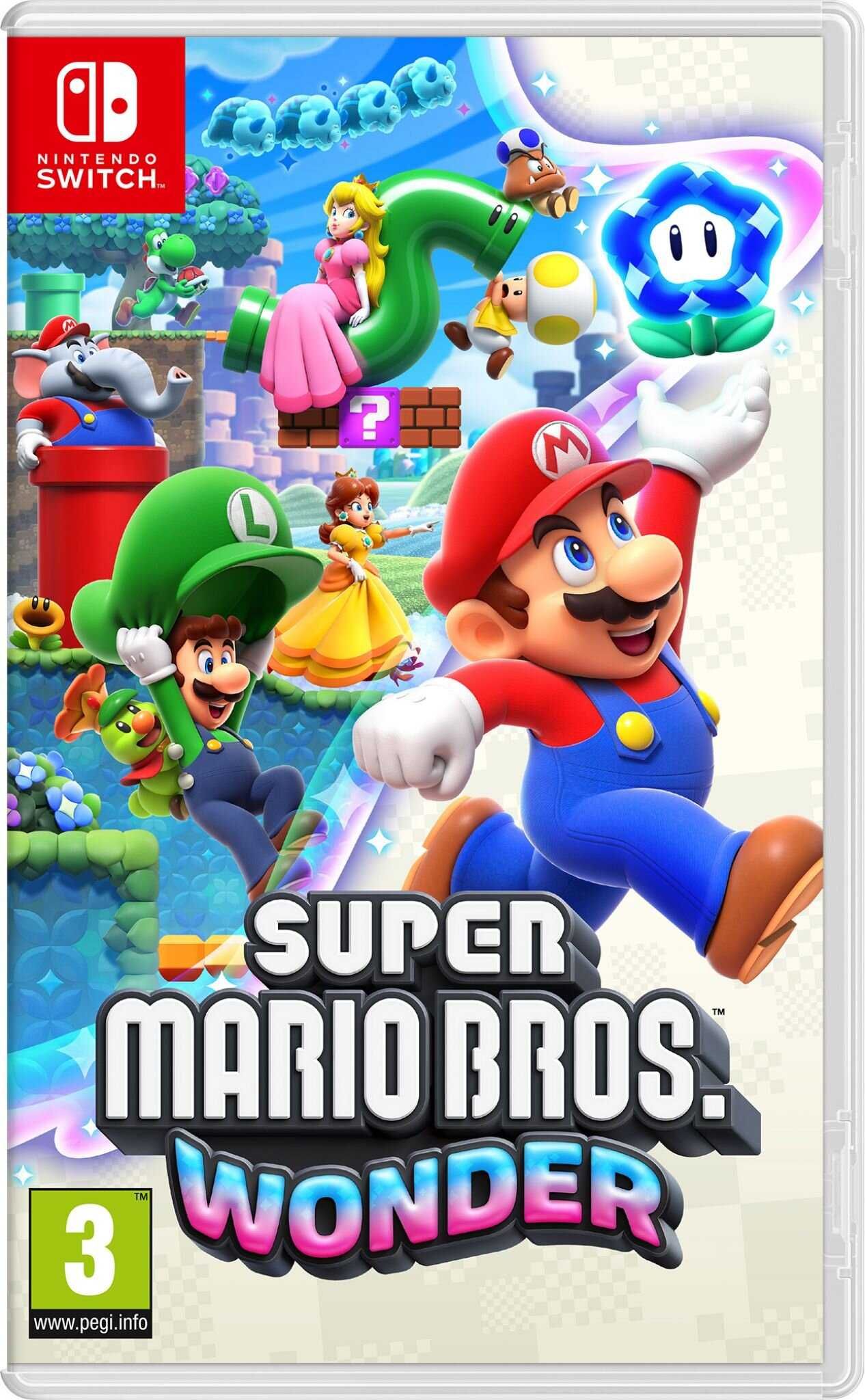 Nintendo Switch OLED + 3 gry Mario (Wonder, Jamboree, Kart 8)