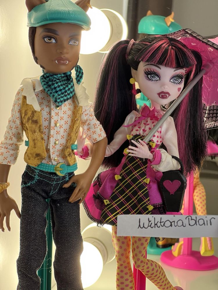 Lalki Kolekcjonerskie Monster High 2pack Draculaura And Clawd