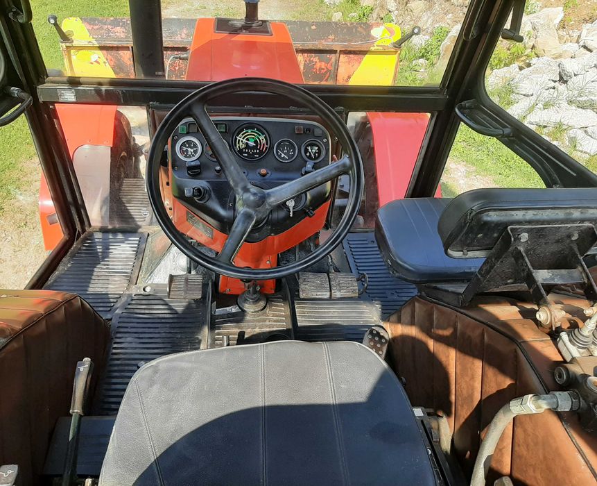 Zetor 7745   Zamiana Zetor Pług do śniegu