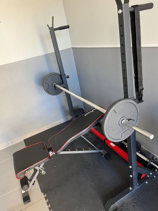 Musculação | pesos livres | barra | rack | banco