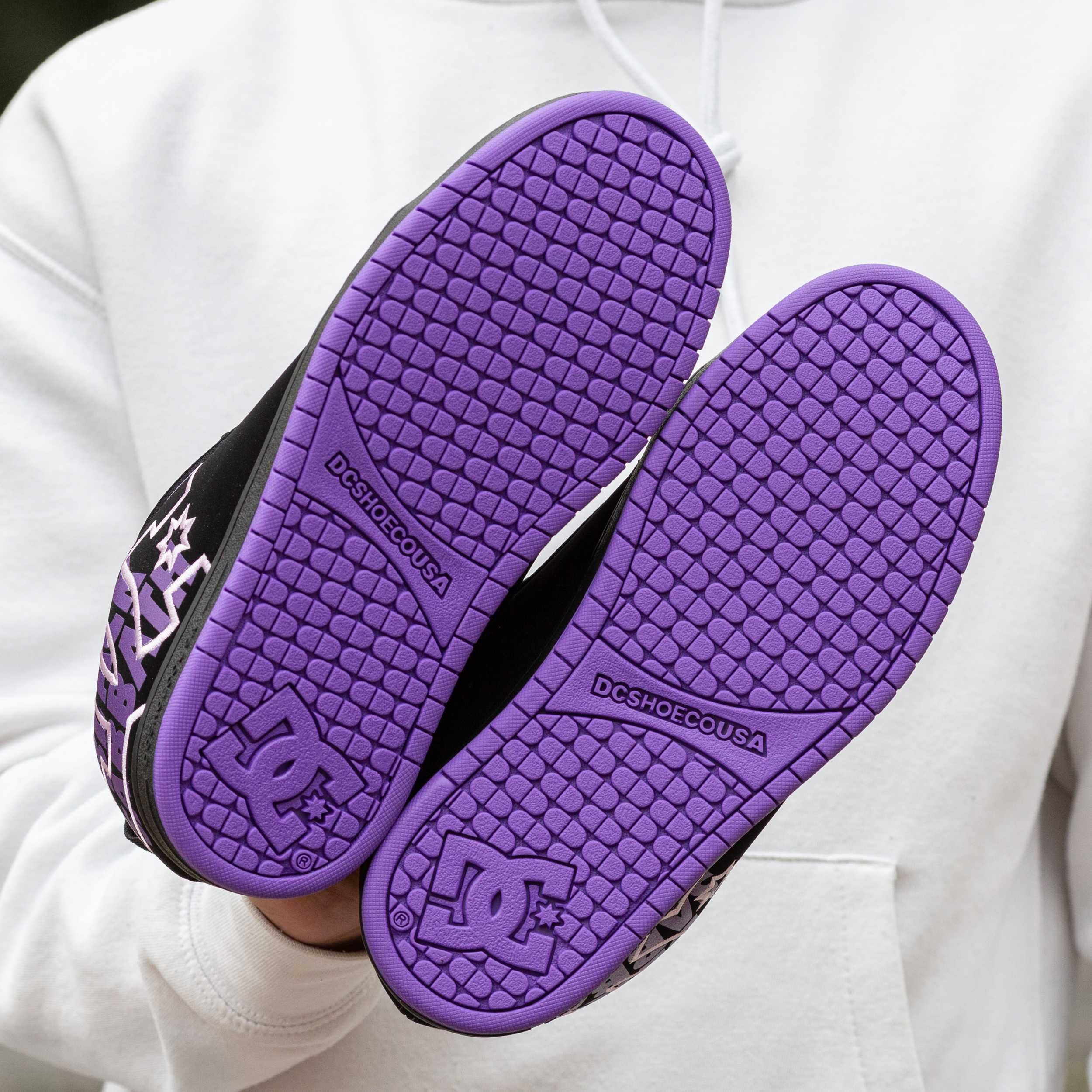 БЕЗ передплат DC Shoes Court Graffik Black Purple