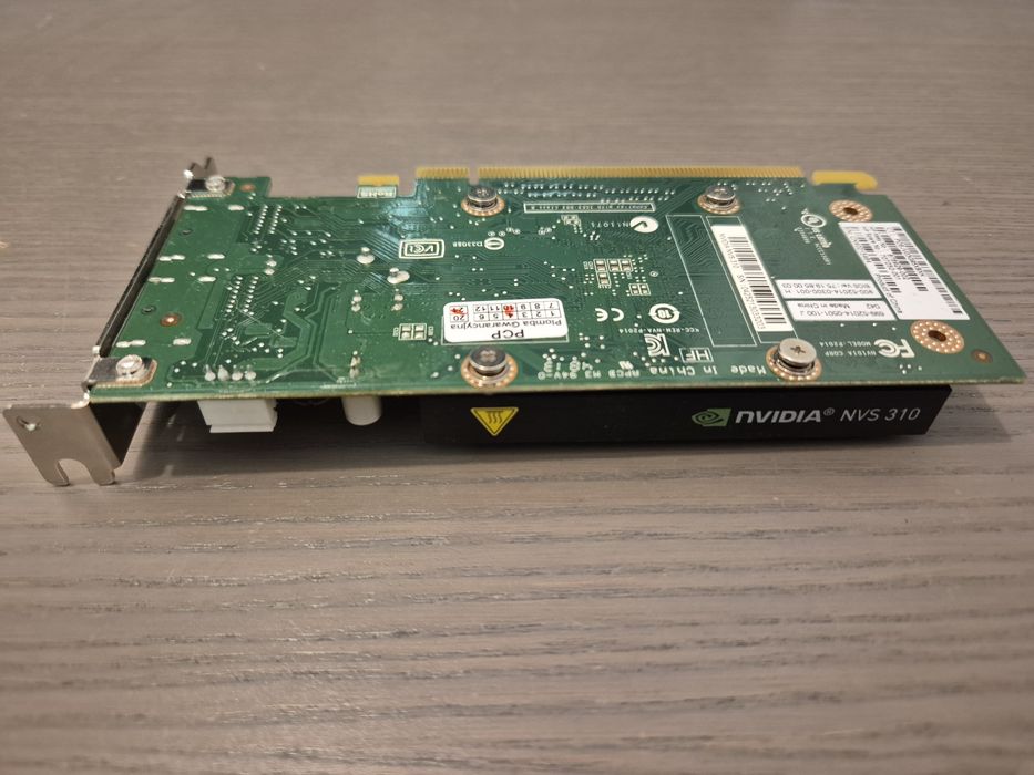 Karta graficzna NVIDIA Quadro NVS 310 LowProfile, 512 MB RAM DDR3, 2x