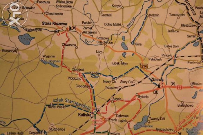 Mapa-rowerowych tras turystycznych-Kociewie na rowerze-953