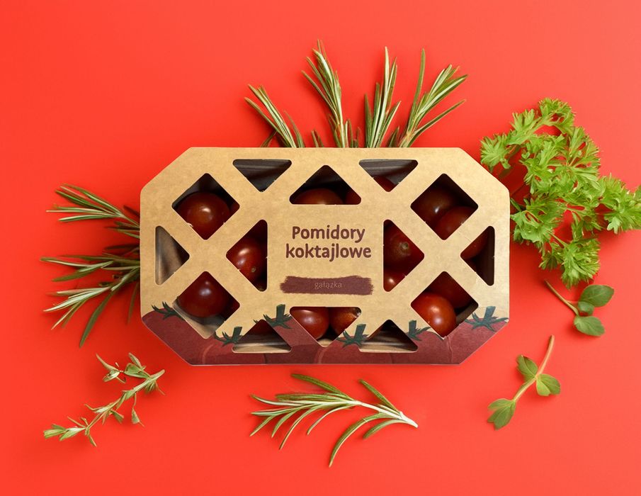 Pojemniki P200 Delight 200 g ekologiczne opakowania na maliny, borówki