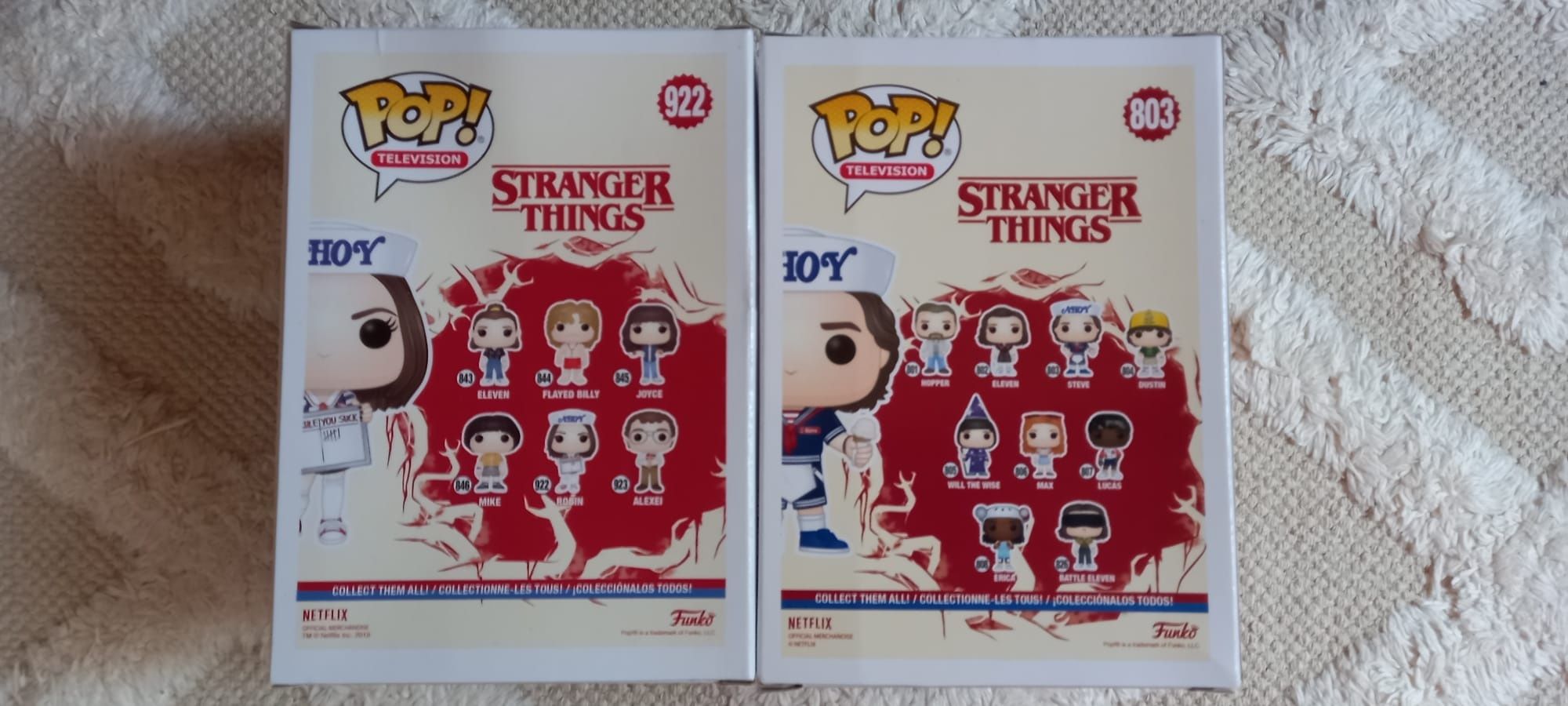 Funko pop Stranger Things Robin e Steve