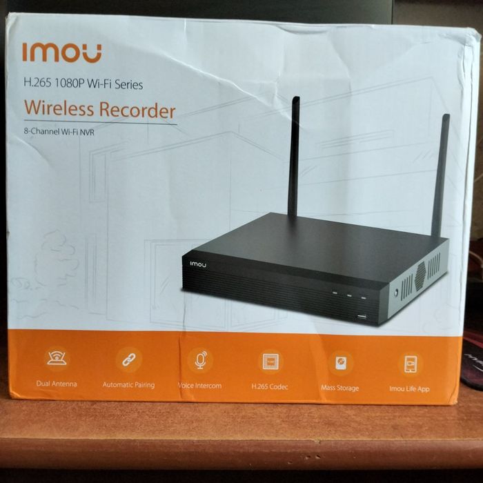 Відеореєстратор ip imou 8 каналів wi-fi