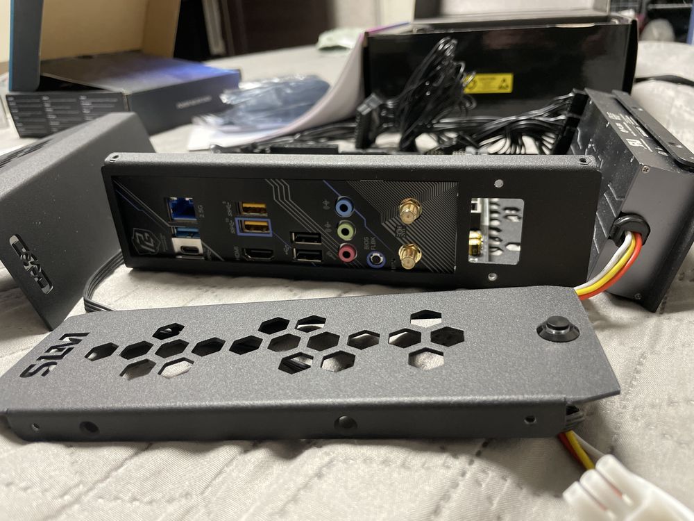 Корпус mini ITX Custom MOD 2.1l БП HD Plex GaN 250w