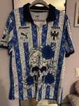 Camisola Monterrey Edição Caveira Mexicana XL