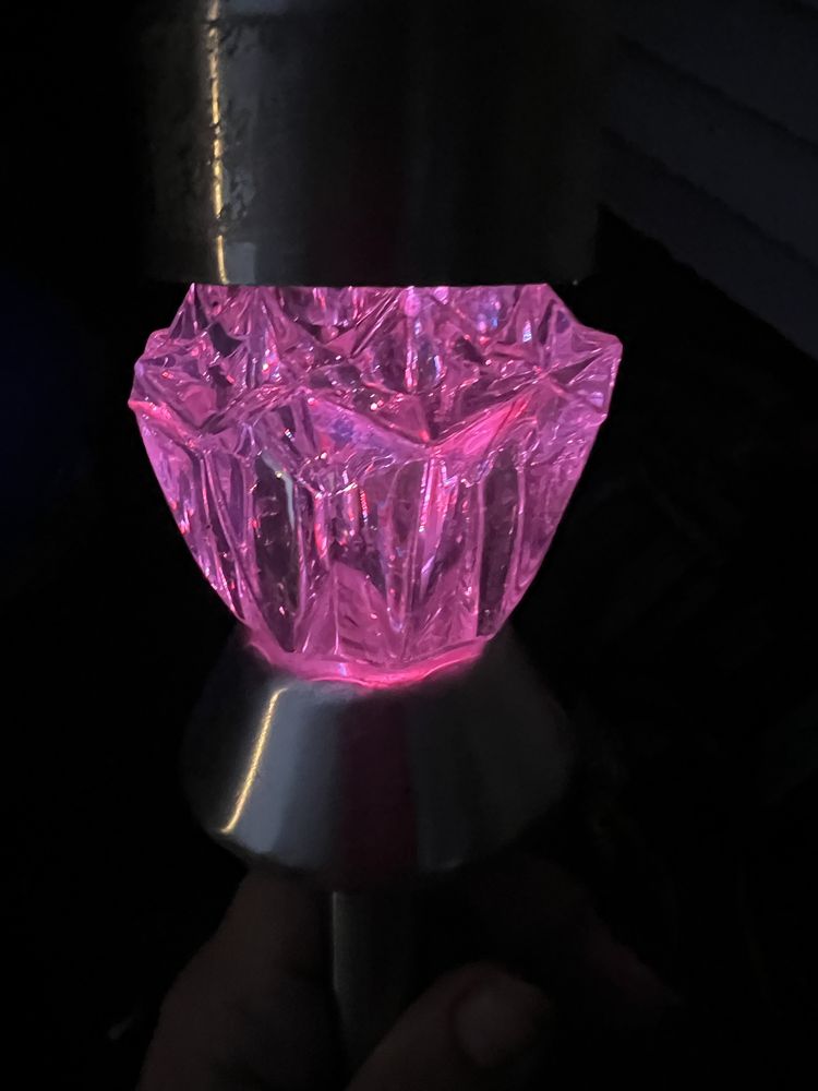 Lampka solar multikolor diament