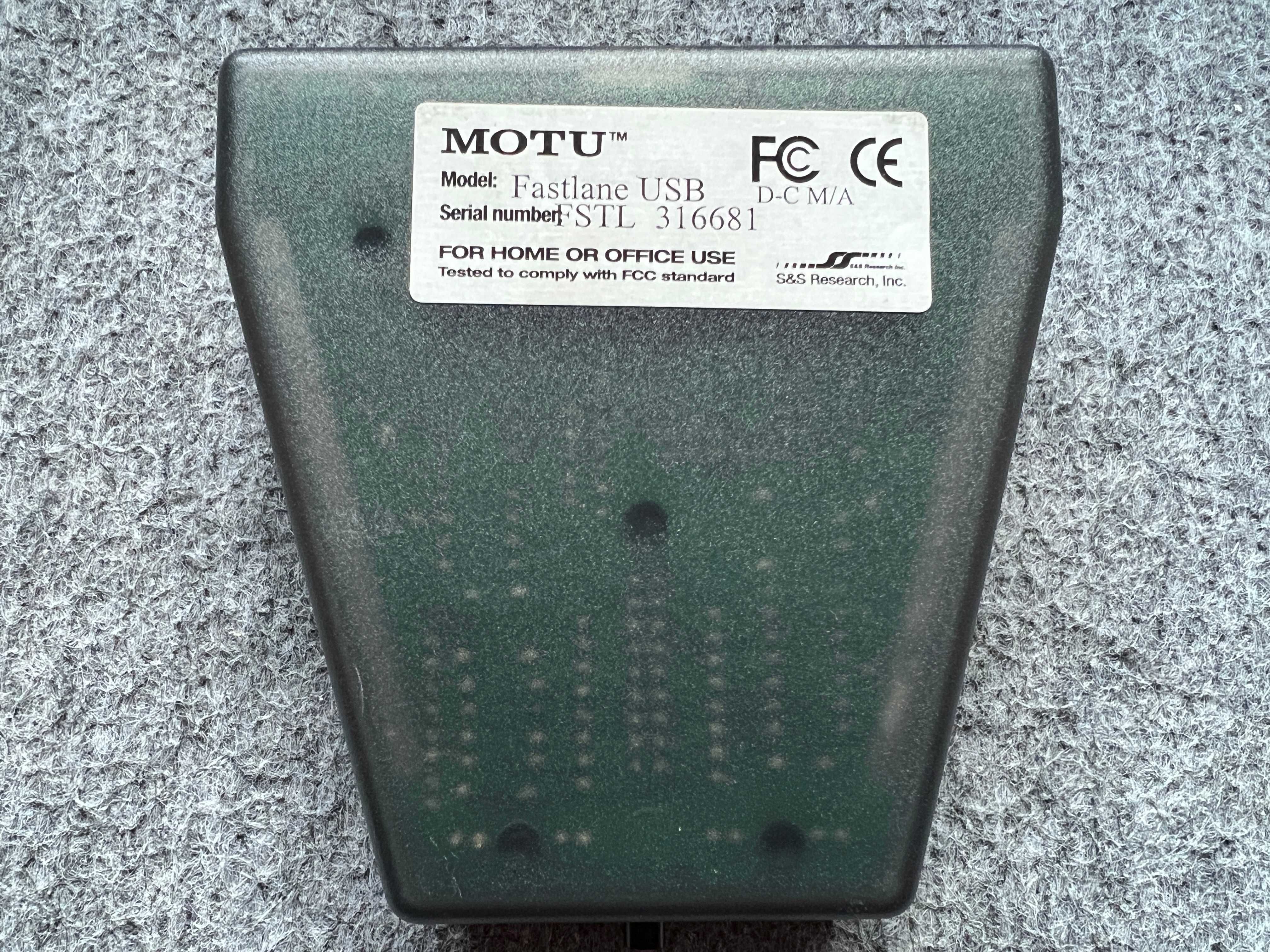 Interface Midi Motu FastLane USB