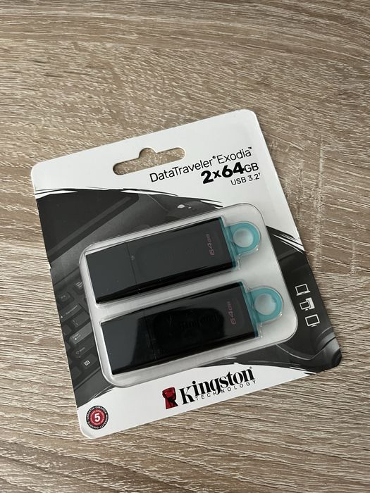 Kingston DataTraveler Exodia 2x 64 GB Флешка USB 3,2