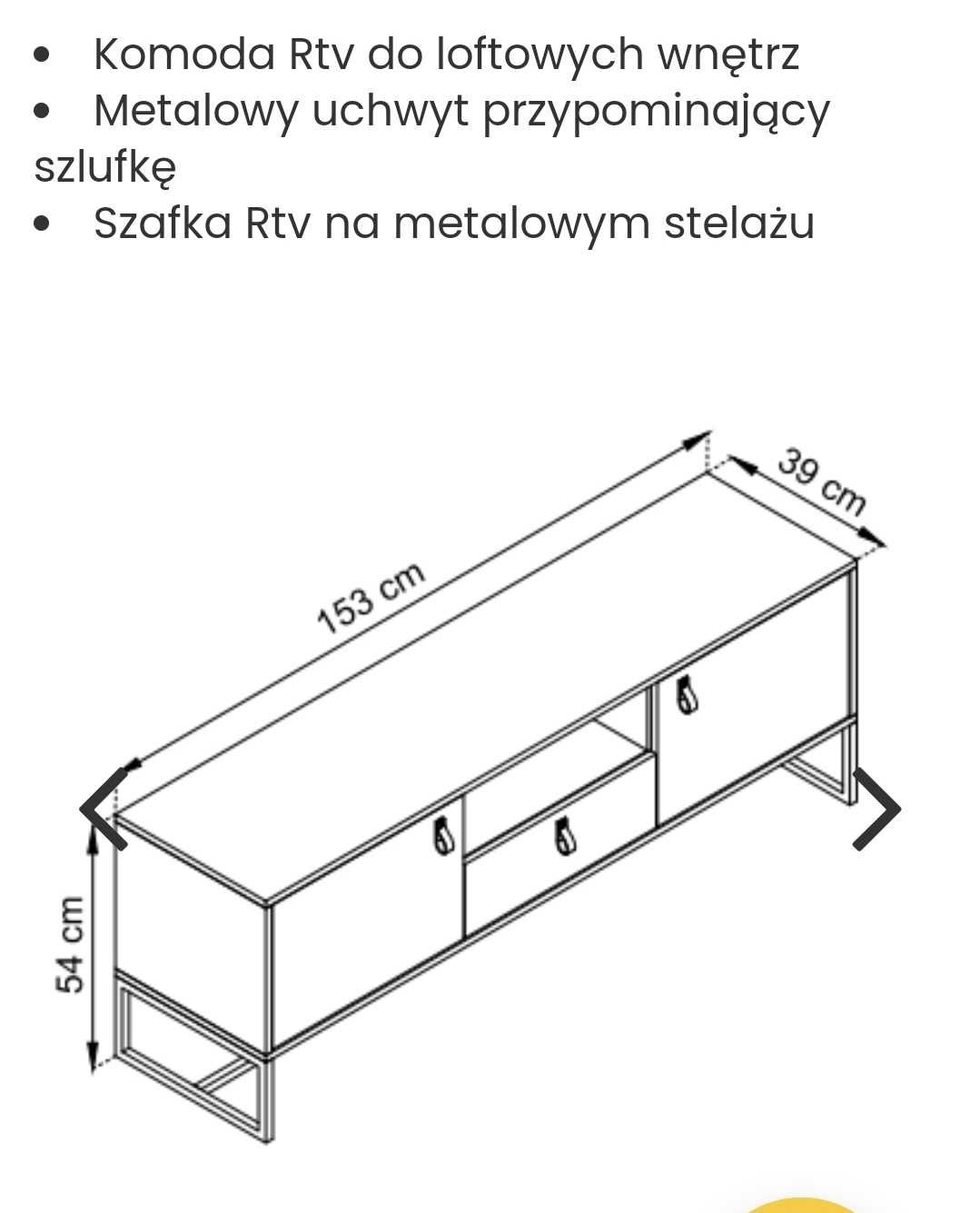 Sprzedam zestaw: szafkę  loftową RTV, witrynę i półkę ścienną.