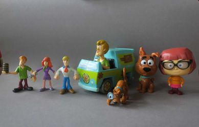 Zestaw Scooby Doo Mystery Machine figurki