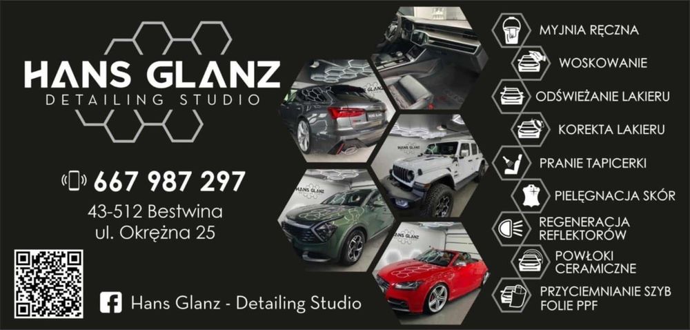 Detailing / Polerowanie / Pranie tapicerki / Powłoki ceramiczne / PPF