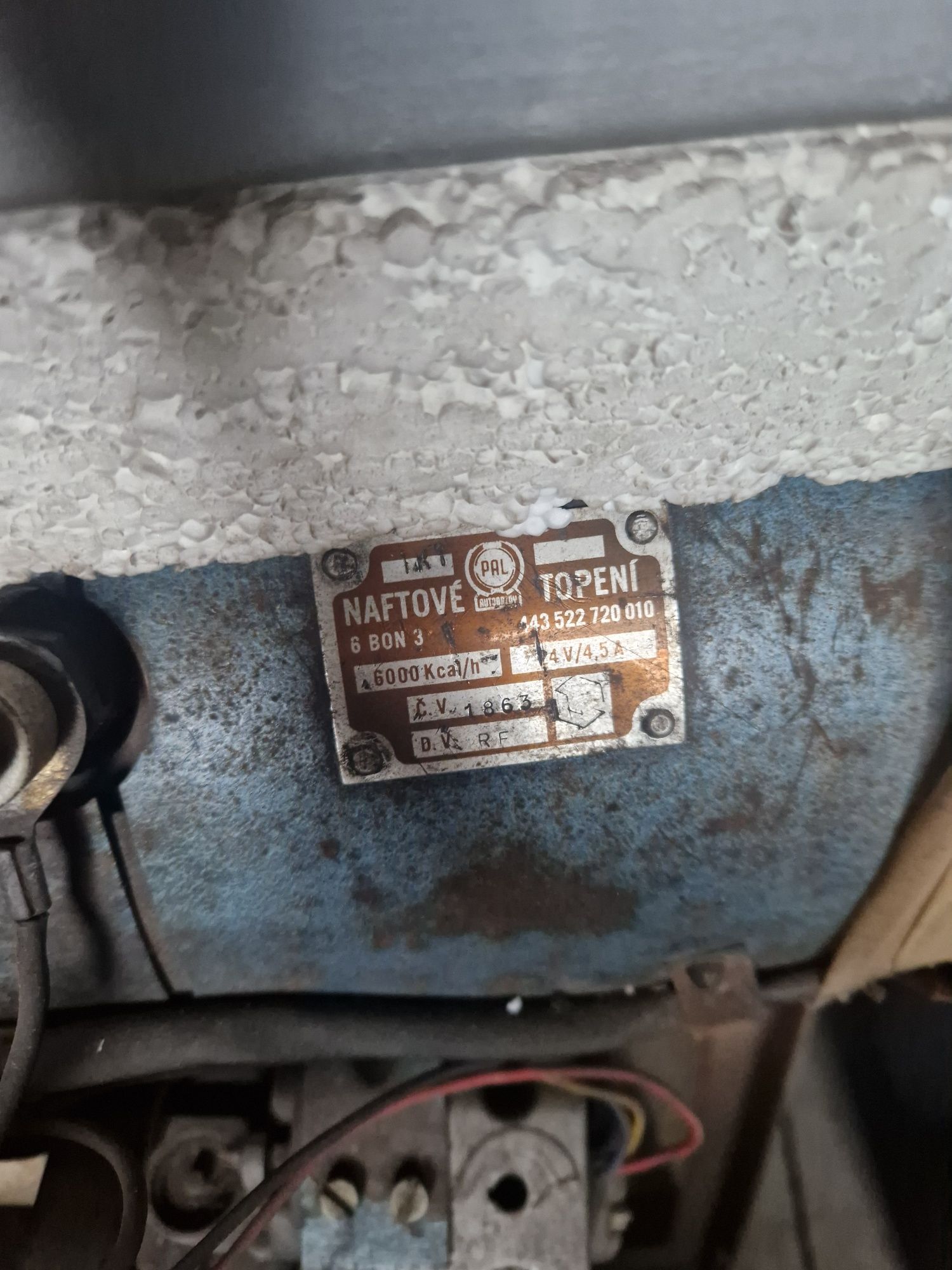 Webasto autobusowe czeskiej produkcji PAL