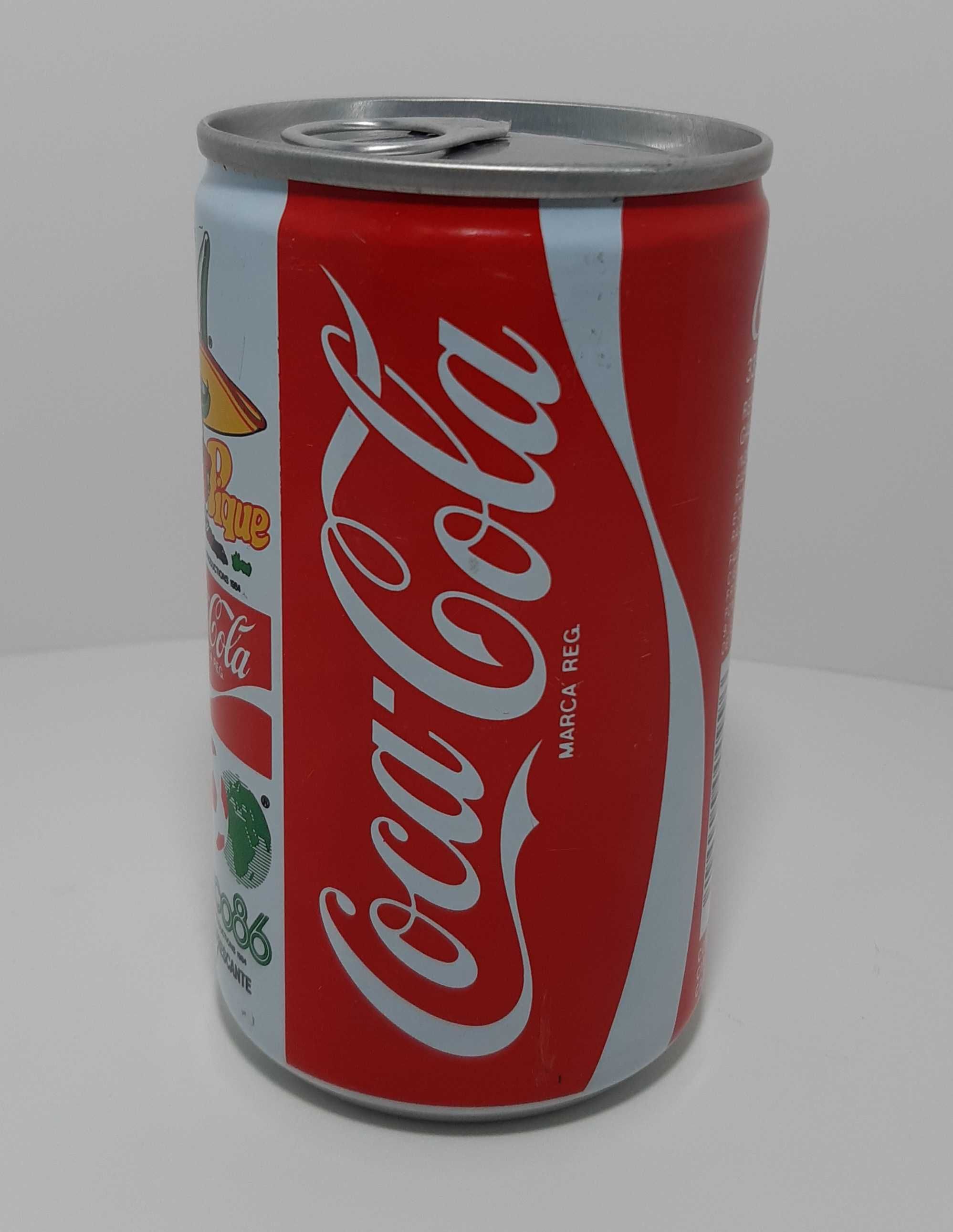 Lata da Coca-Cola do México 86 por abrir (Copa do Mundo FIFA de 1986)