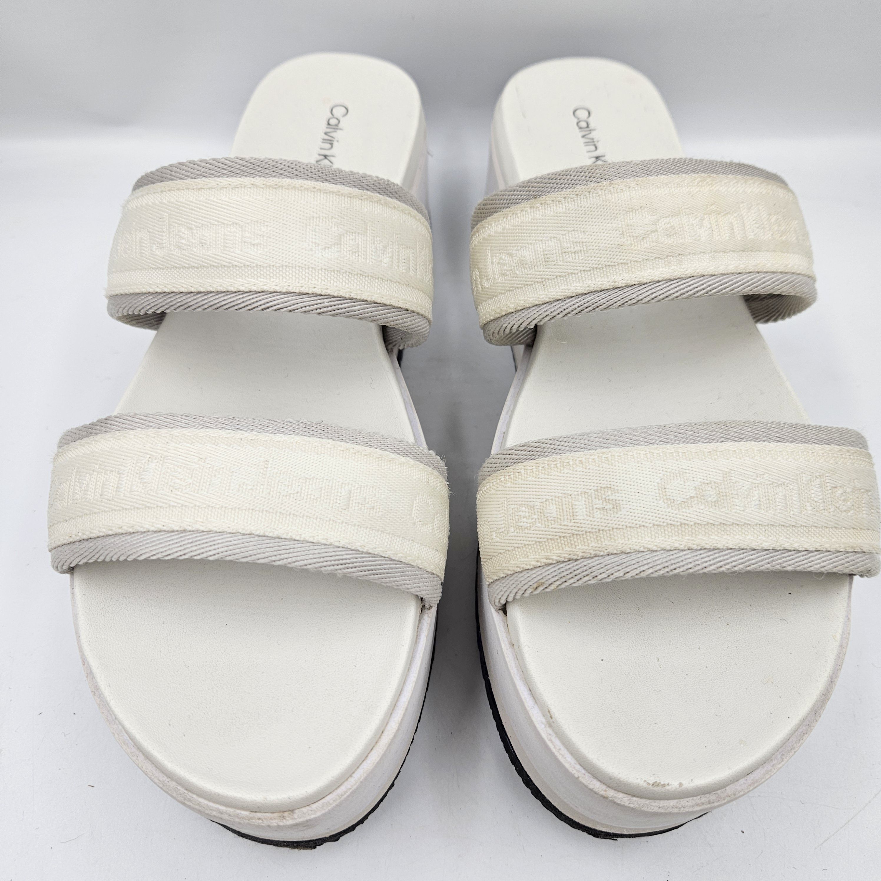 Buty Klapki Damskie Calvin Klein Jeans Flatform Sandal Rozmiar 38