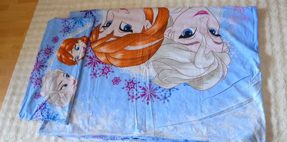 Pościel dziecięca Frozen 135x200cm poszewka +poszwa bawełniana