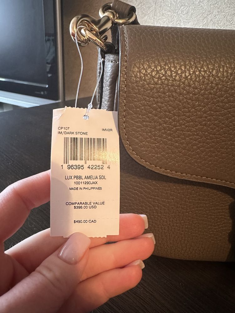 Нова сумка Coach Amelia