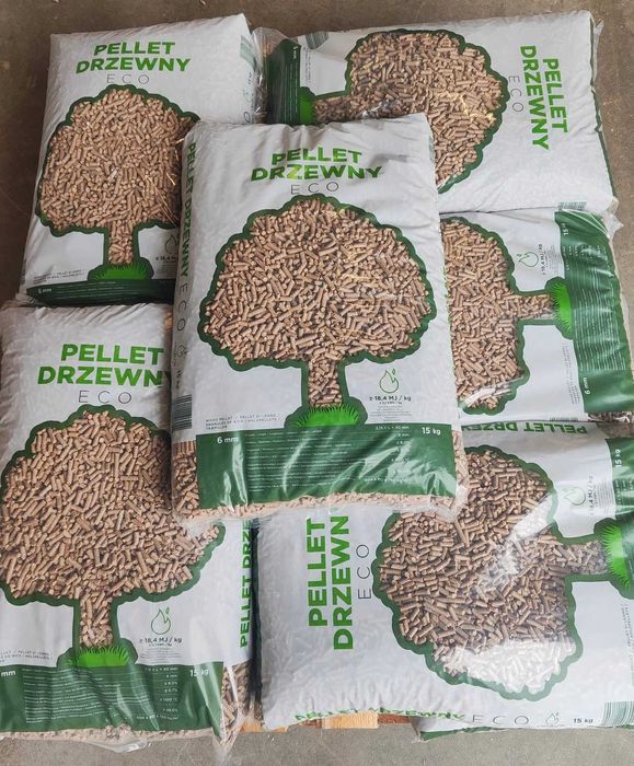 Pellet Drzewny "ECO" Iglasto/liściasty .Transport gratis.