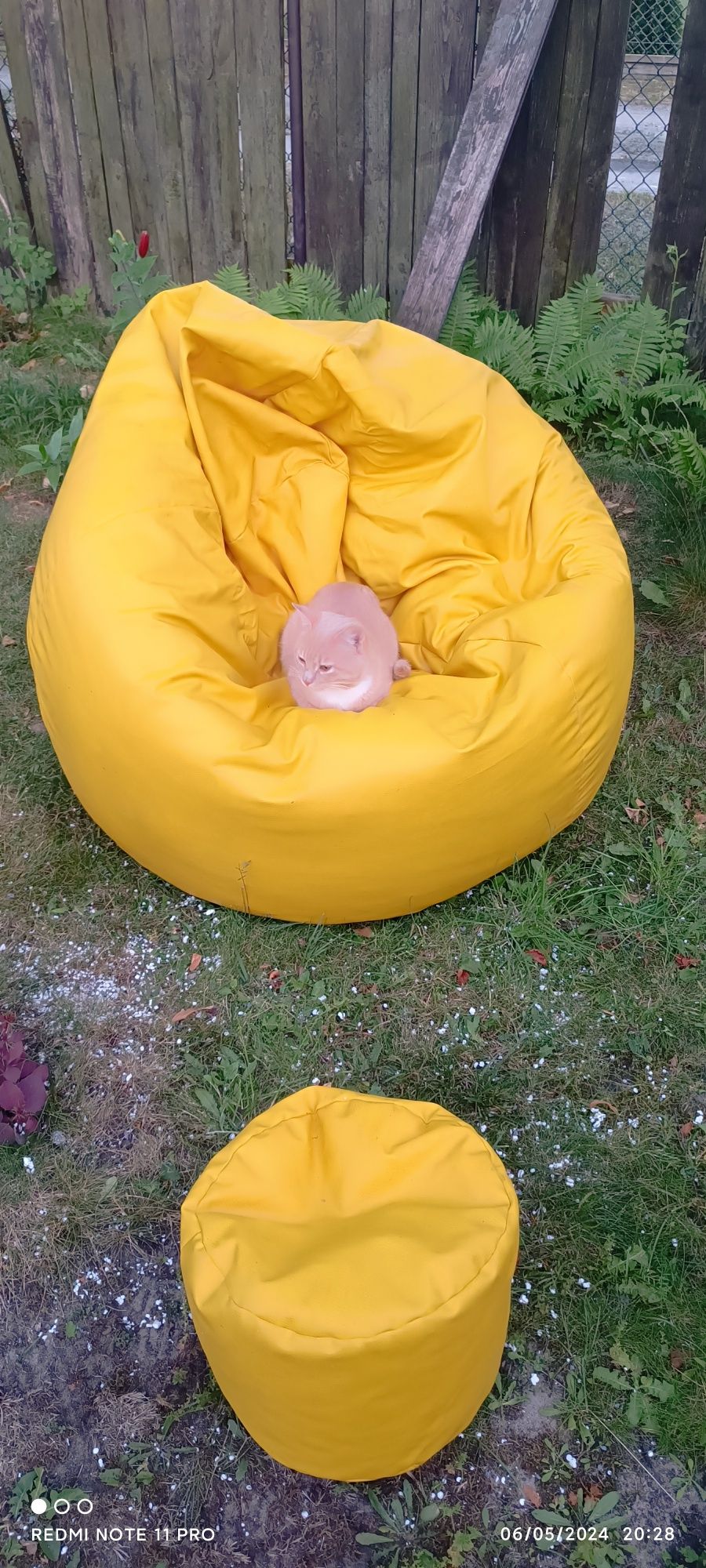 Pufa sako XXL 500l z podnóżkiem