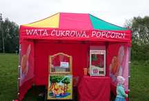 Wata cukrowa i popcorn, wynajem na komunię i urodziny