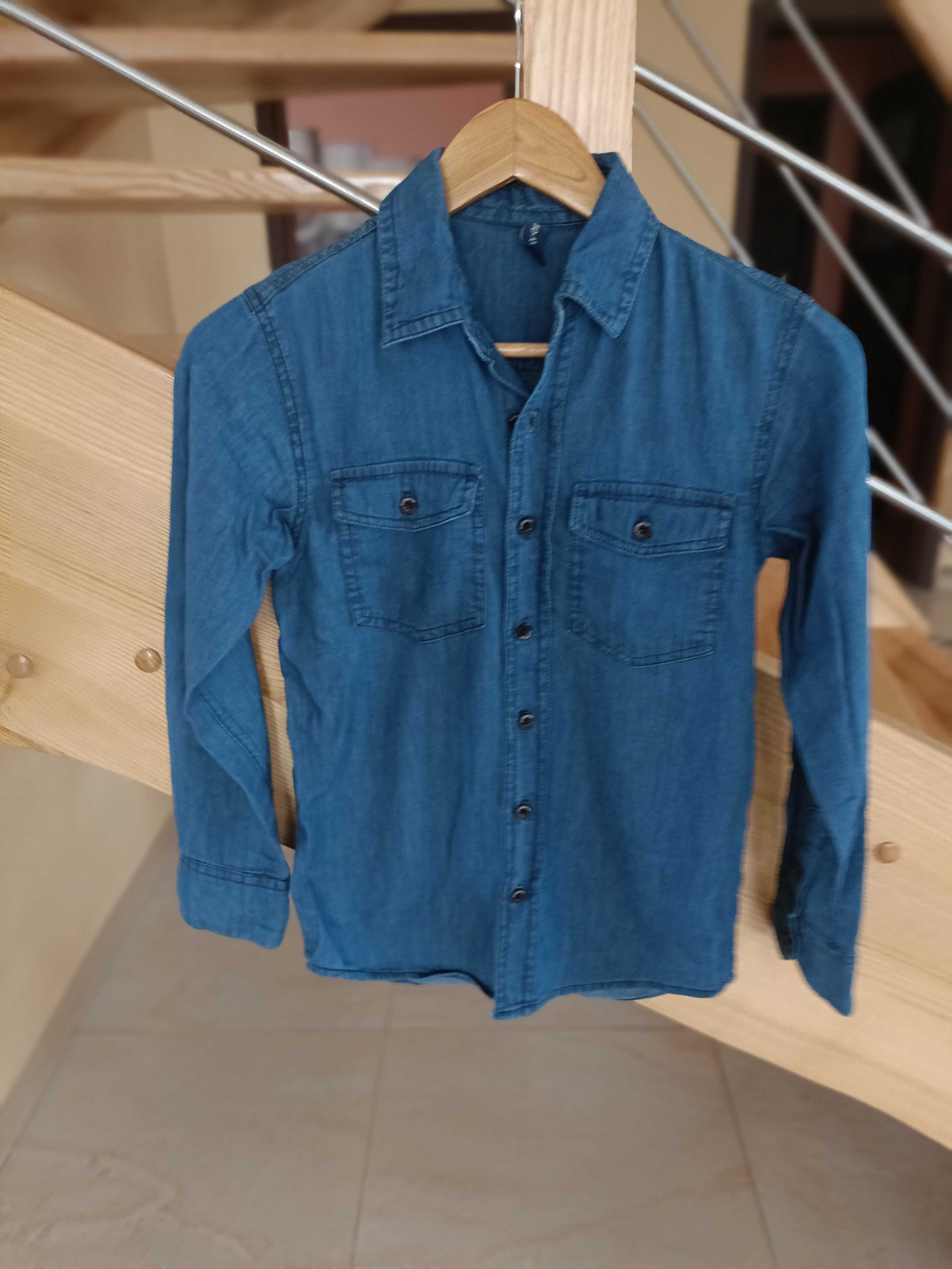 Koszula jeansowa 5 10 15 rozmiar 146