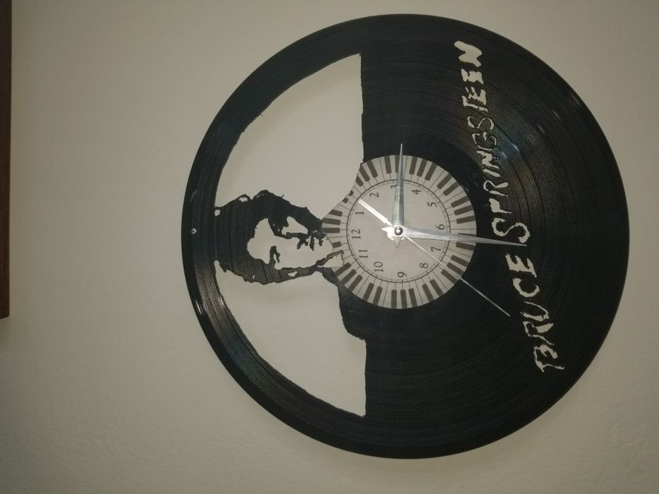 Relógio de Parede em Vinil - Bruce Springsteen