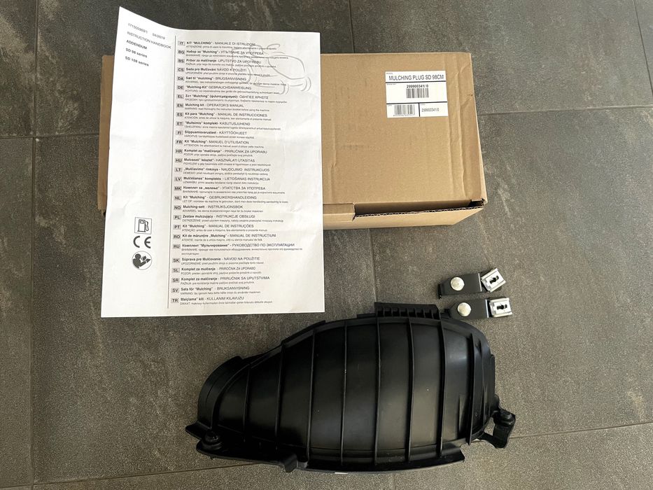 Wkładka mieląca STIGA SD 98 cm do mulczowania do traktorków -jak NOWA!