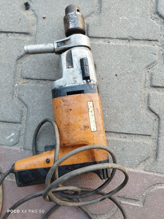 Wiertarka metalowa z czasów PRL