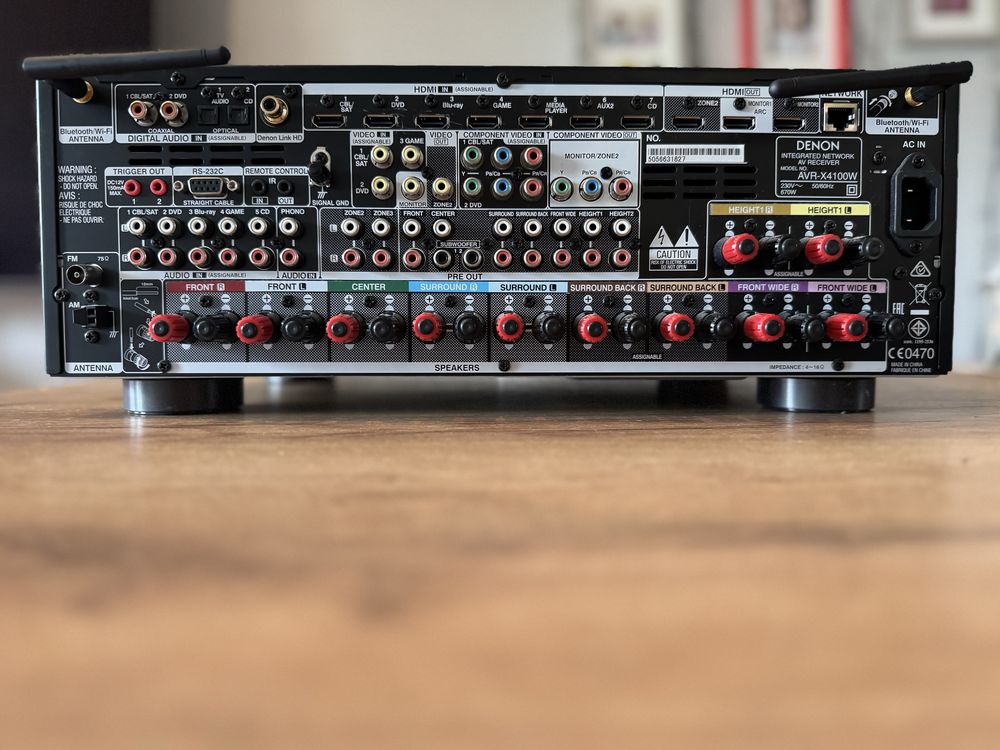 Amplituner 3 strefowy Denon AVR X4100