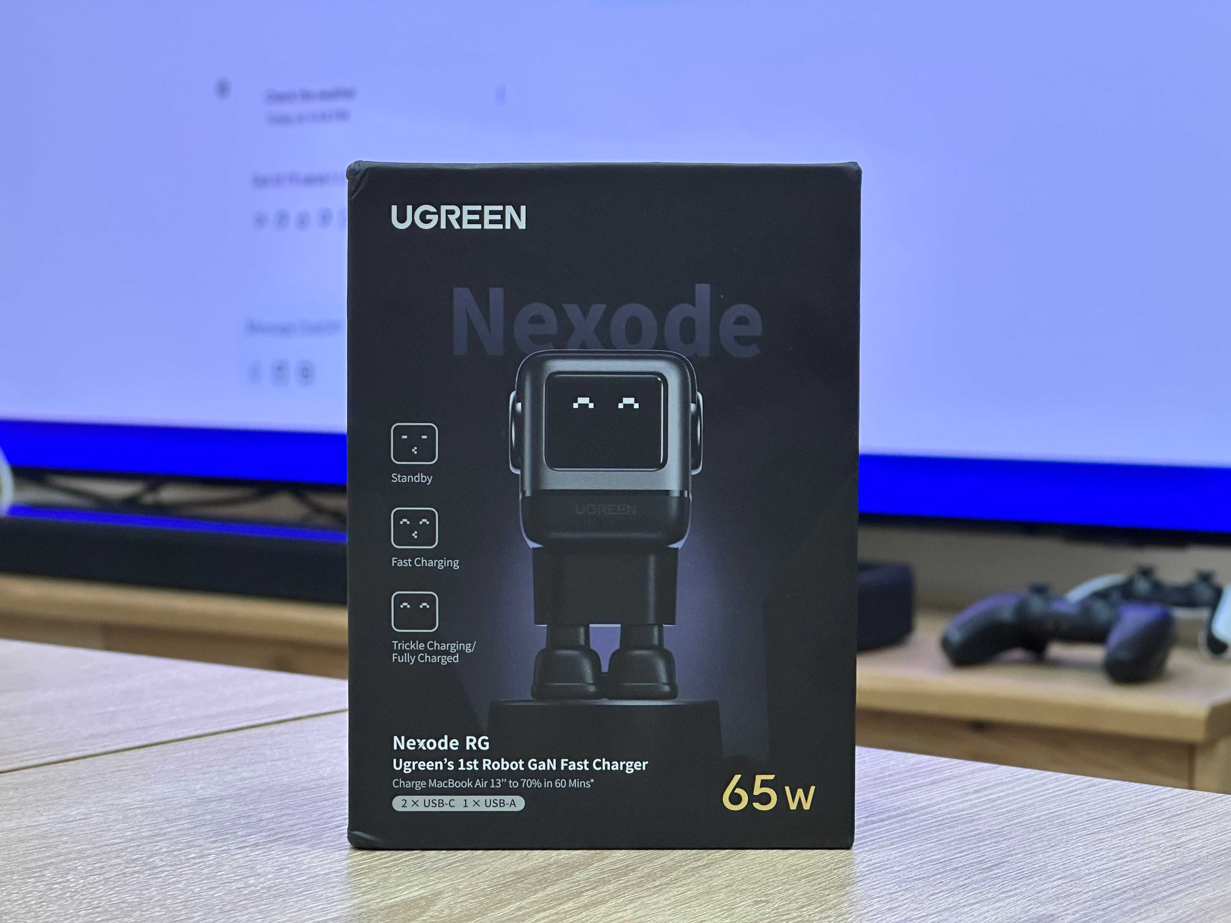 Зарядний пристрій Ugreen Nexode RG 65W USB C GaN Charger
