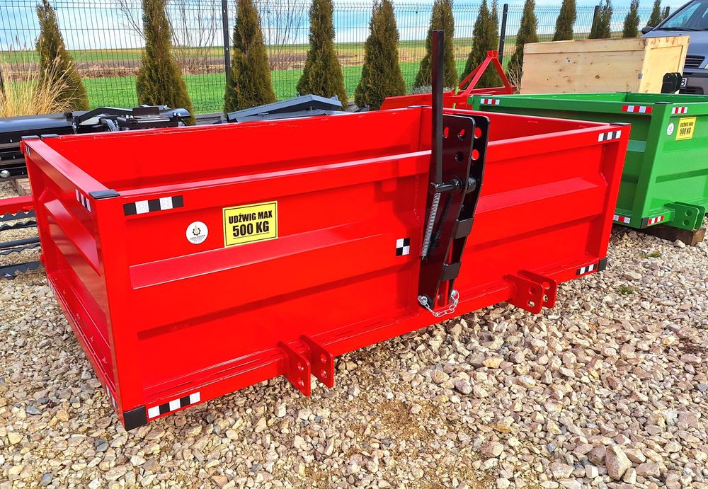 Skrzynia transportowa, załadunkowa,  do ciągników i minitraktorków TUZ