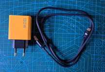 Ładowarka+kabel 120W 2xUSB A i C  do telefonu