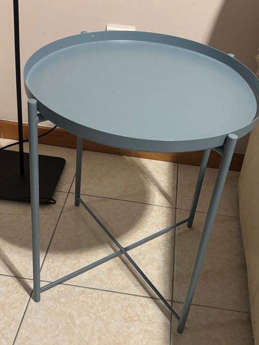 Mesa-tabuleiro, azul acinzentado IKEA GLADOM