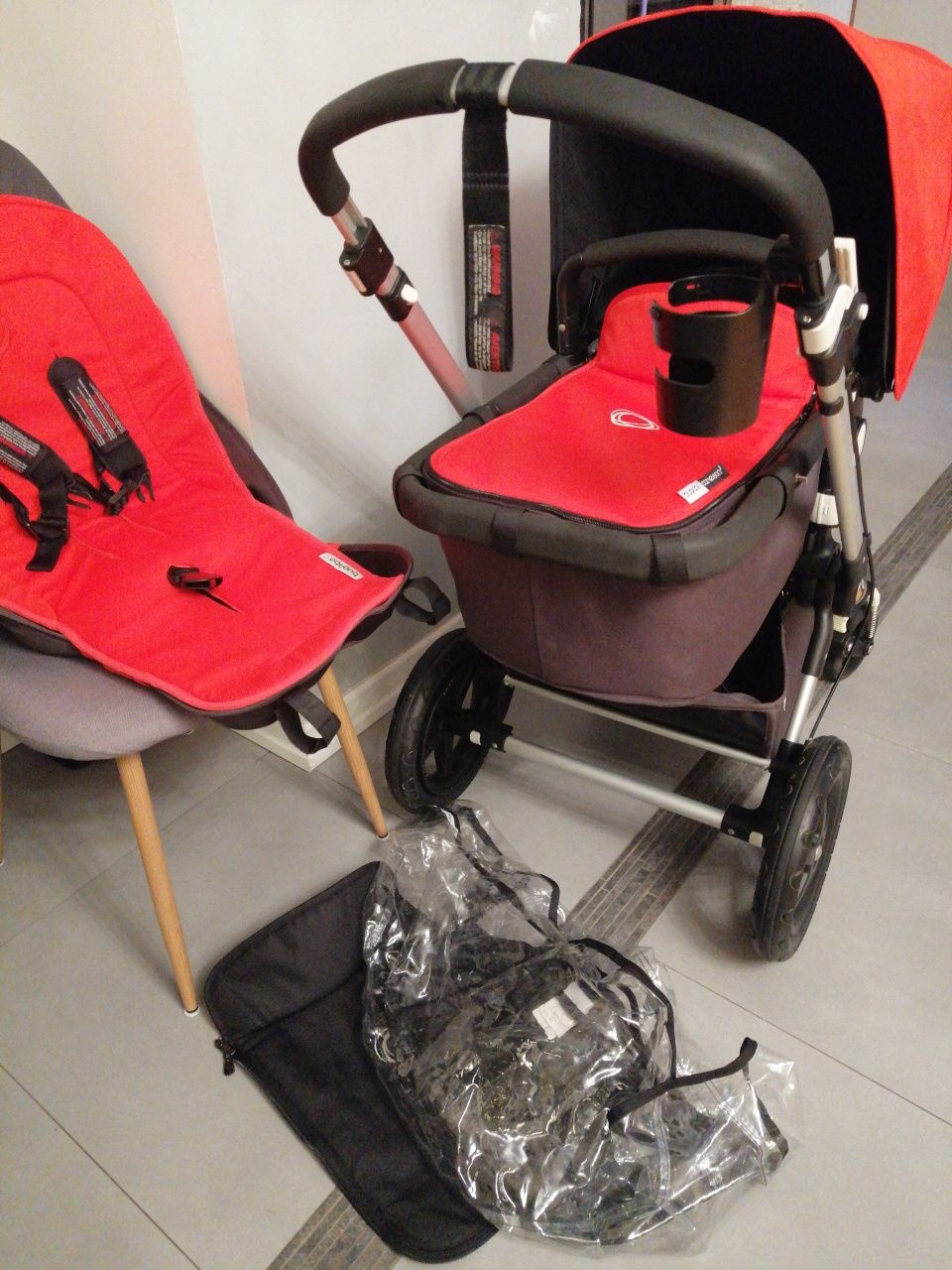 Bugaboo cameleon 3 gondola śpiworek dodatki