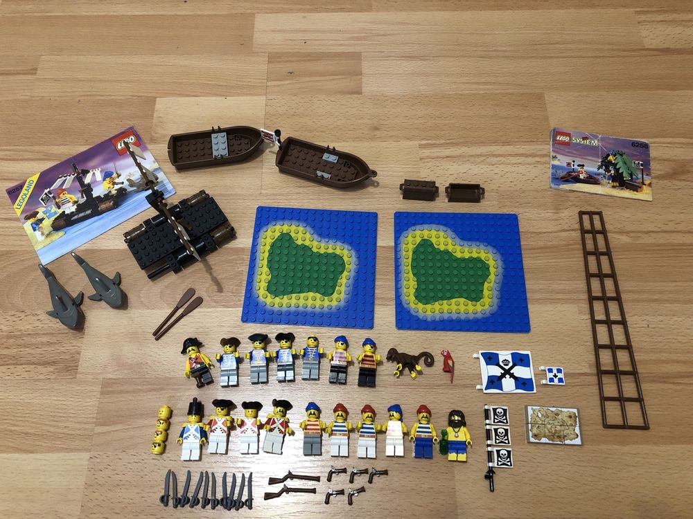 Zestaw Figurek i elementów Lego Pirates