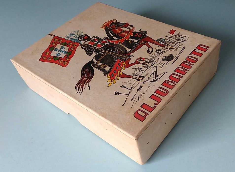 RARA Caixa de Envelopes de Carta "ALJUBARROTA" anos 50, novos sem uso.