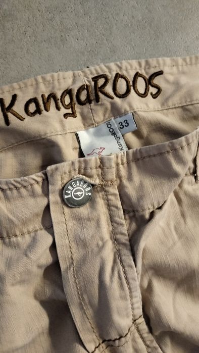 Spodnie szeroka nogawka bojówki Kangaroos