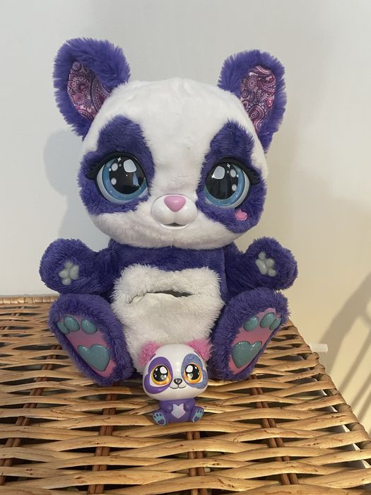 Peek A Roo Interaktywna Panda z Maleństwem