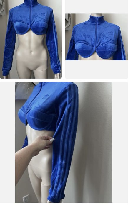 Adidas x Jeremy Scott Track Top кофта топ адідас корсетний топ