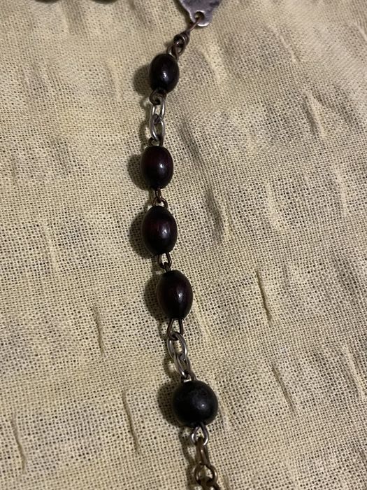 Stary różaniec religijny