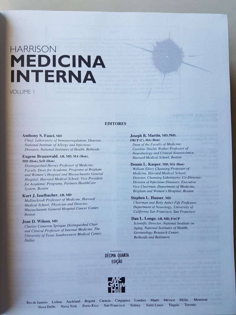 Harrison Medicina Interna (Vol. I e Vol. II)