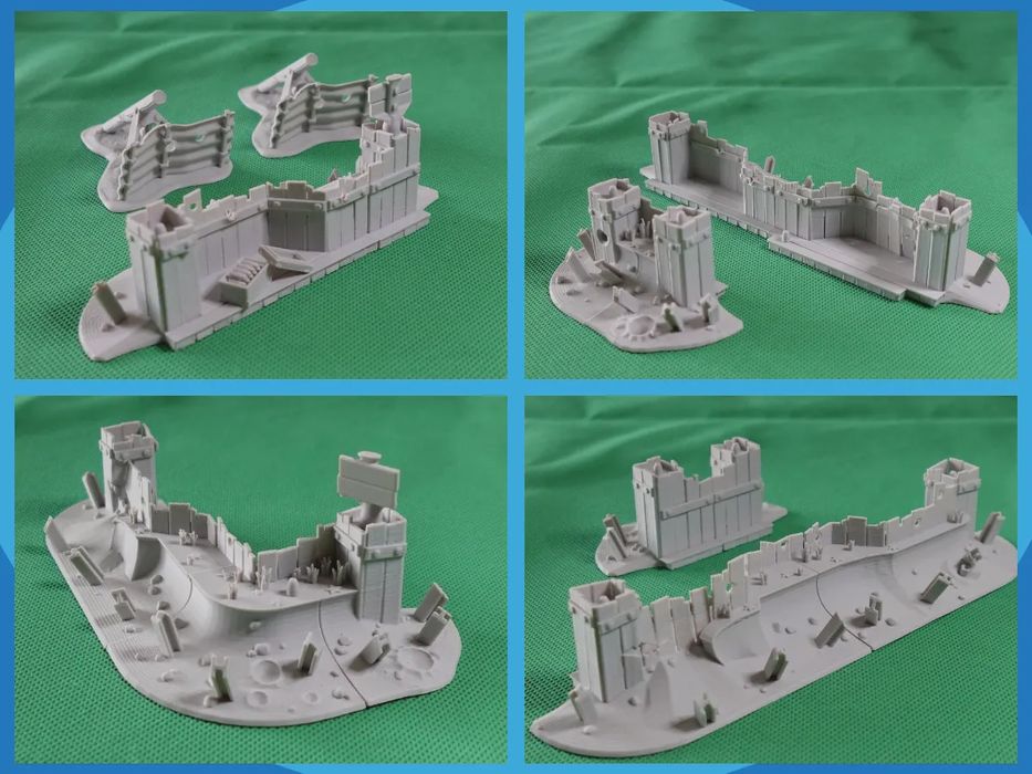 Sistema de Trincheiras Modular - Peças de Canto