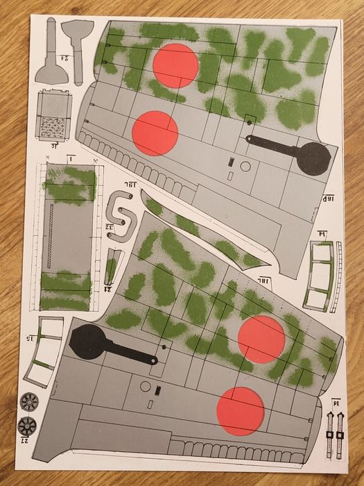 Model kartonowy GPM Nr 5 Mitsubishi A6M3 Zero  to nie Mały Modelarz