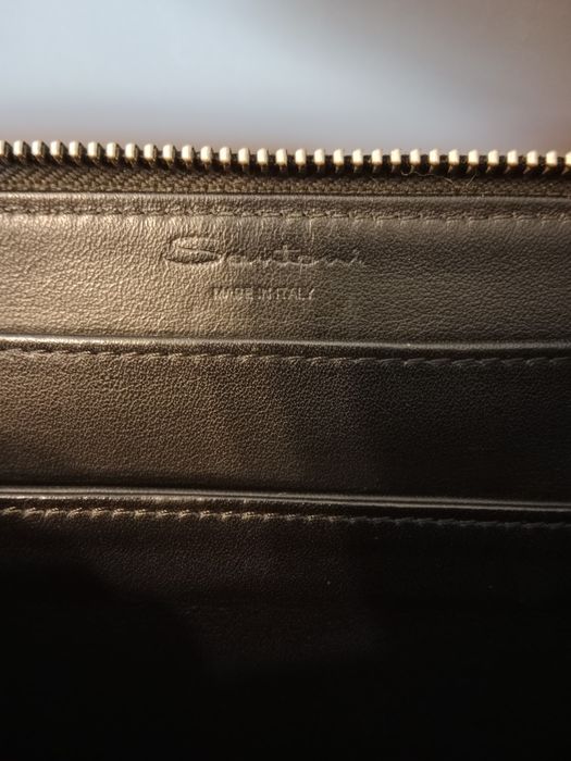 Клатч сумка кошелек Santoni оригинал